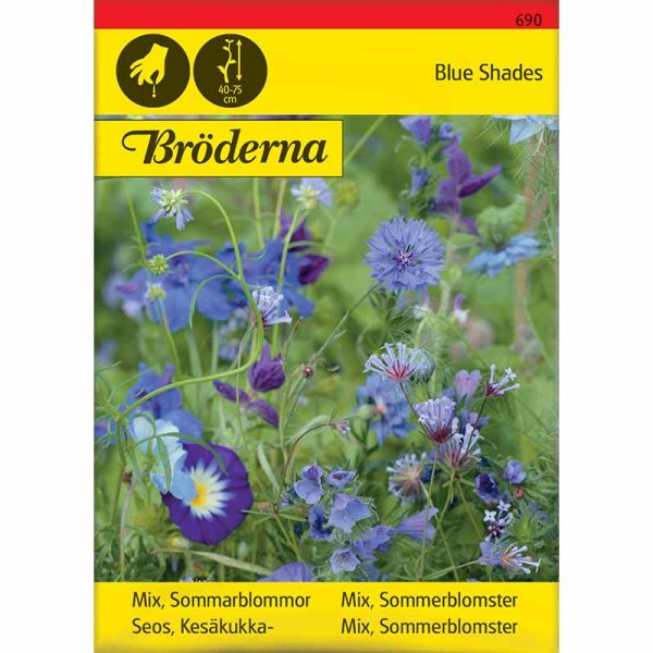 Zoom bild av Sommarblomsmix 'Blue Shades'