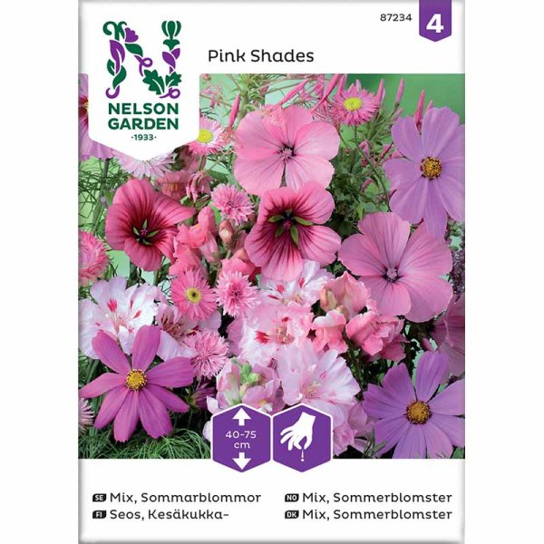 Zoom bild av Sommarblommor 'Pink Shades'