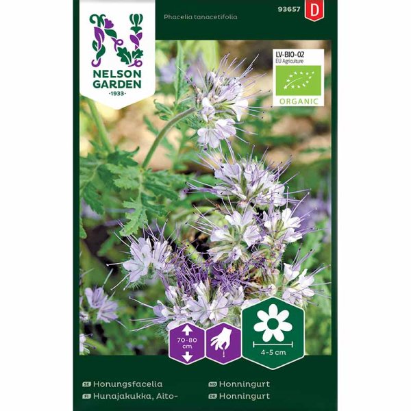 Zoom bild av Honungsfacelia blå Organic