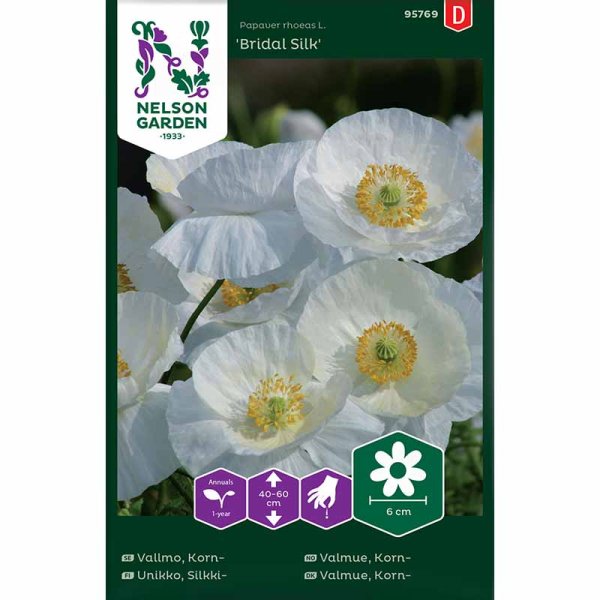 Zoom bilde av Valmue 'Bridal Silk'