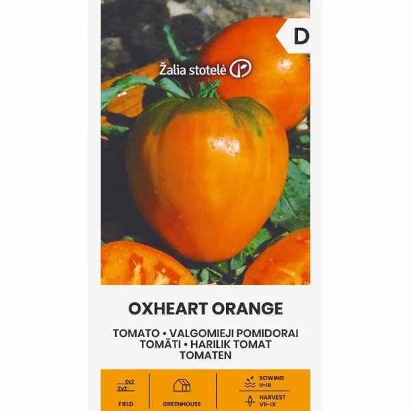 Zoom bild av Tomat 'Oxheart orange'