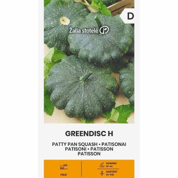 Zoom bild av Tefatssquash 'Greendisc' h