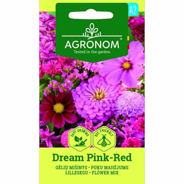 Zoom bild av Blomsterblandning 'Pink-Red'