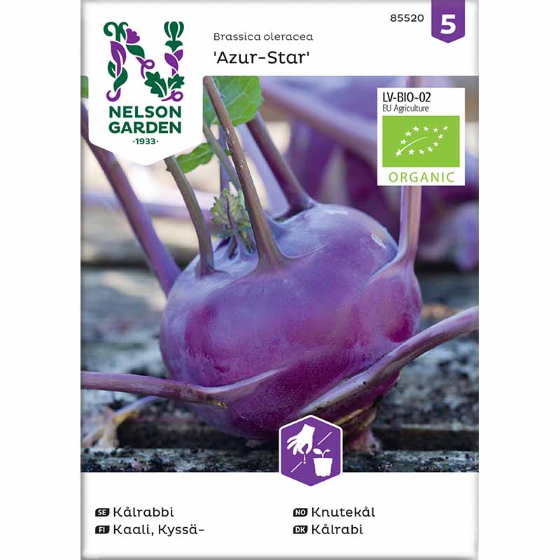 Kålrabi 'Azur-Star' Organic