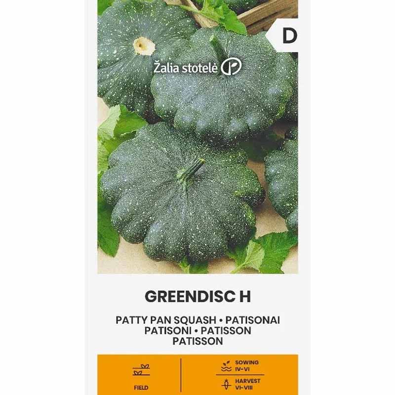 Tefatssquash 'Greendisc' h